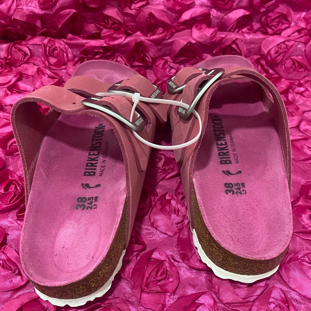 Birkenstock Arizona Soft Footbed Nubuck Leather - Picture 2 of 4